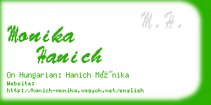 monika hanich business card